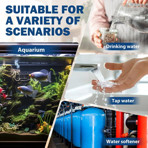 Hard Water Test Kit 10ml Quick Home Water Quality Check With Testing Solution Measuring Cup And Tube Stopper Fast Accurate Hardness Testing For On The Go Water Quality. Suitable for aquarium, drinking water, tap water and water softener use.