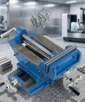 Beefed Up Heavy Duty Bench Vise With 6.3 Inch Jaw Width And 11 Inch Body Industrial Grade Clamp on a workshop table