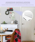 Room interior showing a compact wall mount key holder with tray and six hooks black finish easy two mount options with adhesive tape or screws