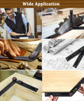 Handy Angle Finder Protractor With 7 Inch Ruler For Woodworking Carpentry And Construction DIY Friendly Readout For Internal And External Angles Dual Function Durable ABS Two Batteries Included in various applications