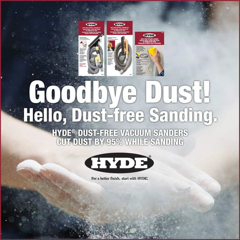 Dust Free Drywall Vacuum Hand Sander With Six Foot Hose For Any Wet Dry Vacuum Easy Clamp Sanding Screen Replacement product ad