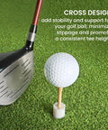 Five Pack 1.5 Inch Rubber Tee Adapters For Indoor Outdoor Golf Practice Mats White Tee Holder Set Fits Wood And Plastic Tees