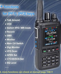 Dual Band DMR Handheld Radio AT-D168UV VHF/UHF Digital and Analog Transceiver With APRS 10K Talk Groups, screen view
