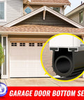 Garage Door Bottom Seal Kit With Pre Drilled Aluminum Track Retainer Base, Heavy Duty U And O Ring Weather Stripping, 16 Ft All Weather Seal For Extreme Temperatures, Draft Stopper, Easy Install on garage