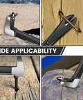 Catspaw Nail Remover And Portable Pry Bar For DIY Projects Multifunction Crowbar Tool in wood and tire applications