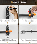 How to use Shovel Mount For Roof Rack And Truck Bed Off Road Shovel Holder With Eight Piece Quick Fist Clamp Kit installation guide.