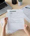 Pro Grade Sheet Protectors For 3 Ring Binder Featuring Slick Top Load Design Acid Free Clear Plastic Covers Letter Size 8 By 11 Inches Engineered For Heavy Paperwork And Daily Grind 100 Pack holding resume sheets.