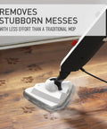 Kick Up Some Serious Grime And Nail The Clean Every Single Time Ditching Harsh Chemicals With This Reliable Multipurpose Steam Mop For Slick Hardwood And Tile Floors in action on hardwood.