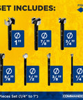 Tough As Nails Forstner Drill Bit Set Forged Steel Center Points For Hella Smooth Woodworking and Precision Hole Drilling; 7 pieces from 1" to 1/4".