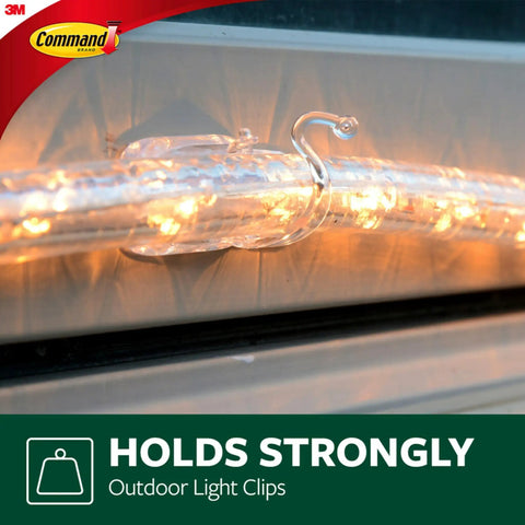 Clear Outdoor Rope Light Clips 3 Pack 36 Clips Total For Weather Resistant Damage Free Hanging Of Holiday Lights Rope Lights