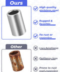 Beefy Stainless Steel Spacer Bushing Kit All In One 3 Size Set M8 Unthreaded Spacer Sleeves 8x12x10mm 8x12x20mm 8x12x30mm In Handy Storage Box For Auto Truck Marine And CNC Projects, stainless steel spacer sleeve