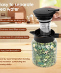 Large Capacity 1000ml Thermal Coffee Carafe And Insulated Tea Pot Stainless Steel Leak-Proof Water Pitcher with tea infuser.