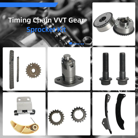 Timing Chain VVT Gear Sprocket Kit For Toyota Corolla 2009-2015 Matrix 2009-2013 Prius 2010-2015 components in display grid