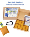 10 Piece Dog Scent Training Kit For Nose Work And Mental Stimulation Includes Scent Toys and Sniffing Tools in Box