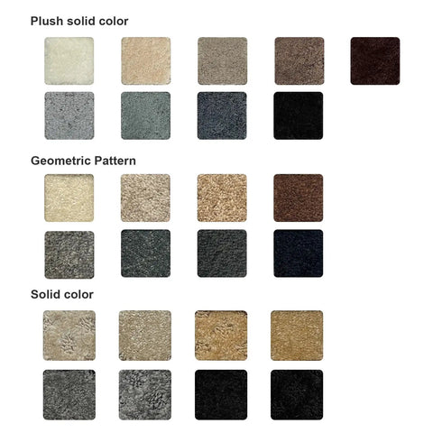 Carpet color options for Ultra Plush Carpet Stair Treads With Bullnose Edges Non Slip Gel Backing That Grips Smooth Stairs.