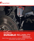 Ultra Compact Three Eighth Inch Air Impact Wrench used on car brake for auto repairs, showcasing durable reliability