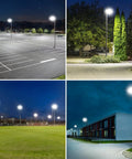 Beefy LED Parking Lot Light Outdoor 240W Shoebox Flood Light 30000LM 5000K ETL Listed IP65 Dusk To Dawn illuminating parking lot