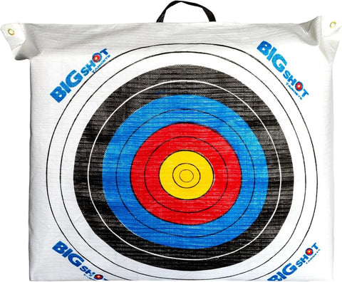 Beast-Size Outdoor Archery Target Bag 36 By 30 By 11 Inches, high-density fill, bullseye pattern, durable fabric.
