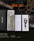 Package contents of EDC Pocket Knife With 2.97 Inch 14C28N Blade, G10 Handle, Folding Knife Top Liner Lock, Pocket Clip For Camping