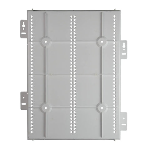 20 Inch Media Enclosure for WiFi Transparency and Cable Management, Recessed Wall Box With Extra 1.2 Inch Depth, ABS Plastic, White, Universal Mounting Grid for Network Distribution, ENP2050 NA