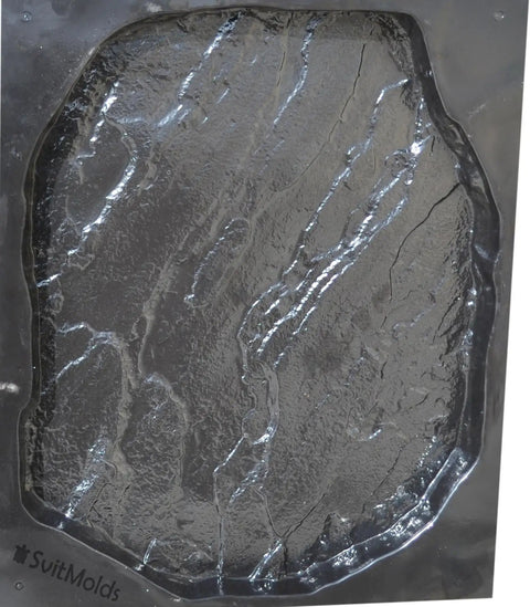 Big Flagstone Concrete Mold For DIY Stepping Stones, durable ABS plastic mold for creating 20x16 inch concrete slabs