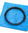 Reusable Blue Cloth Filter With Clamp Ring 19-1500 For 5-6 Gallon Wet Dry Vacs, Filter Bag Compatible With SL18143, SL18115, SL18115P