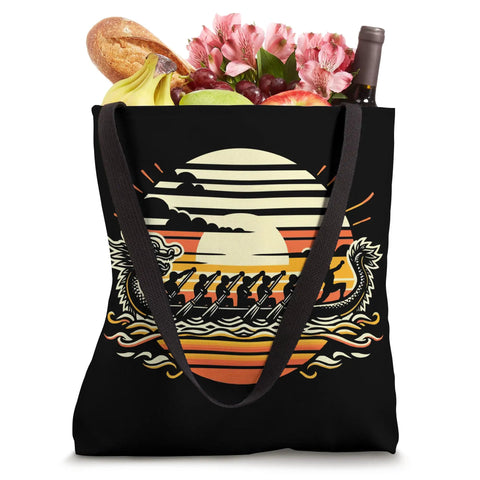 Dragon Boat Racing Paddler Tote Bag For Dragonboating Enthusiasts And Team Members, Durable Water Resistant Carryall