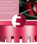 Volvo Fuel Pump Lock Ring Socket Tool That Lets You Remove And Install Left And Right Retaining Nuts, shown in use and close-up