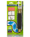 Water Powered Drain Cleaner Rips Right Through Clogs In Bathroom Sinks Showers And Pool Drains No Sweat in packaging.