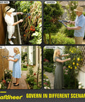 People using Lightweight 16.5 Inch Garden Loppers With Gear Assist And Reinforced Pull Tested Handles for effortless pruning in various garden settings.