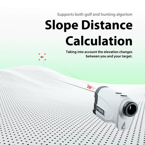 Bang For Your Buck Budget Friendly Golf And Hunting Rangefinder With Seven X Magnification, 1200 Yard Distance, Slope Calculation