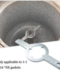21366 Spanner Wrench Pro Grade Fits Kenmore And Whirlpool Washer HD Tub Nut TB123A For Tub Nut Replacement, Drain Pump Service, And DIY Washer Repairs, steel wrench
