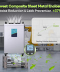 Dual Port Industrial Fume Extractor Pulls Straight Shooting Clean Air By Yanking Smoke And Particles Out Of Busy Shop Floors While Running Darn Quiet For Factories Studios And Salons in a metal enclosure.