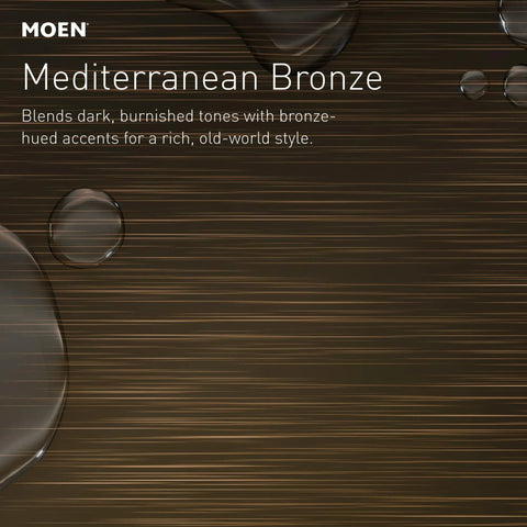 Mediterranean Bronze finish texture for Magnetix Six-Function Detachable Handheld Showerhead With Magnetic Docking System