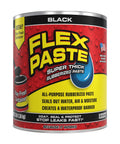 3lb Black Rubberized Paste Sealant For Filling Large Gaps And Cracks With 3 Pack Putty Knife Set container label view