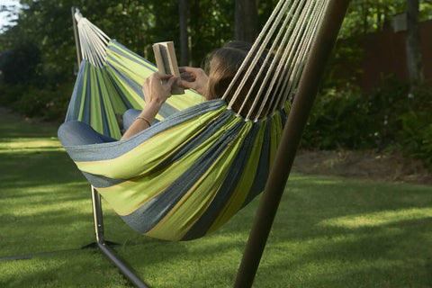Breathable Cotton Canvas Hammock For One Person Lightweight Camping Gear For Hiking Backpacking Hunting Outdoors Or Backyard