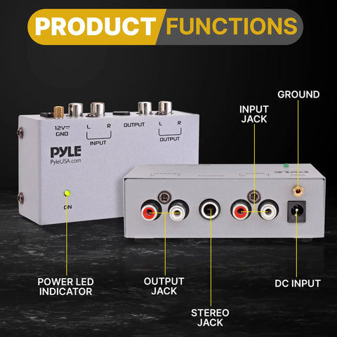 Ultra Compact Phono Preamp For Turntables And Audio Gear With RCA Input And Output A Tiny Yet Mighty Preamp For Record Players