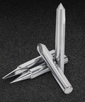 Engraving CNC Wood Carving Router Bits 1 Quarter Inch Shank 15 Degree 20 Degree 60 Degree 90 Degree V Bit With 2 Flutes Straight Tungsten Steel