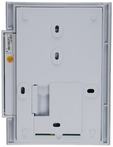 Back view of 7 Day Programmable Hydronic Thermostat for Baseboard Convector and Radiant Heating System structure.