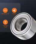 Front Wheel Bearing And Hub Assembly 510010 For Jaguar XK8 XKR Kia Spectra Lincoln Zephyr Mazda 3 626 And Mazda MPV One Piece Wheel Hub Direct Fit Premium Quality showing polished metal surface