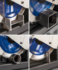 Front view of Evolution 14BLADEST 14-inch carbide-tipped blade in a metal-cutting chop saw.
Side view of Evolution 14BLADEST 14-inch carbide-tipped blade cutting a rectangular steel tube in a chop saw.
Close-up of Evolution 14BLADEST 14-inch carbide-tipped blade cutting a metal pipe in the saw.
Installed blade in chop saw with square metal guide, Evolution 14BLADEST 14-inch carbide-tipped blade.