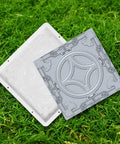 Path Maker Paver Mold For Garden, Reusable Outdoor Pavement Mold, Create Antique Walkways And Patios, Durable plastic tool on grass