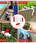 Five Pack Half Inch PVC Ball Valves With T Handle For Quick On Off Valve Threaded NPT Half Inch For Water Irrigation Pool Pump Systems Up To 150 PSI DIY Friendly For Home Plumbing Pools Irrigation And Water Projects