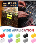 Universal Fader Knobs For DJ Controllers And Mixers Green Rubber Slider Caps For Potentiometer Replacement display use