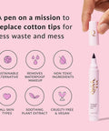 Reusable Waterproof Makeup Remover Pen Snag This Quick Fix For Smudged Eyeliner Mascara And Brows With An Easy Fine Tip Eraser.