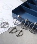 Eight Piece Stainless Steel Lynch Pin Kit Built Tough With Ring Clips For Farm Tractors Trucks Canoes Boats No Fuss Corrosion Resistant Burrfree Finish, 1/8" x 1" pins