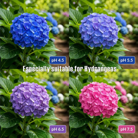 Must Have Quad Pad Four Zone Soil pH Test Strips Kit 0.25 pH Increments, 120 Count For Hydrangeas, Garden Soil, Herbs, Vegetables, Flowers, Lawns, Compost, Indoor And Outdoor Plants hydrangea pH color chart