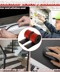 Applications of Neoprene Rubber Sheet With Self Adhesive Backing One Eighth Inch Thick Three Inch Wide Ten Feet Long visible
