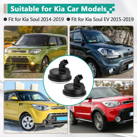 Image of Heavy Duty 2 Pack Rear Hub Bearing And Abs Speed Sensor 58980B2050 for Kia Soul 2014-2019 and Soul EV.