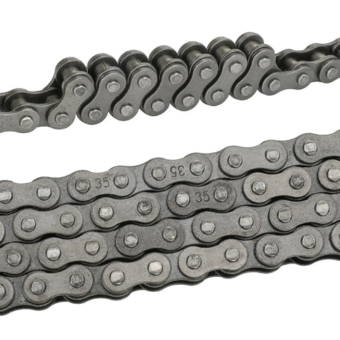 Close-up of 35 Chain For Mini Bike With Chain Breaker 140 Links Fits Coleman CT100U CC100X Baja Motorsports Doodle Bug DB30